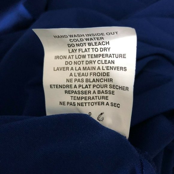 Sympli Womens Tunic Top Keyhole Cutouts 3/4 Sleeve Stretch Blue Size S - Picture 5 of 5